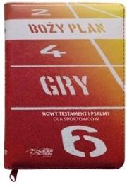 Okładka książki Boży Plan gry. NT i Psalmy dla sportowców NPD