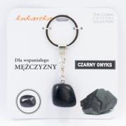 Opakowanie Brelok Dla wspaniałego mężczyzny czarny onyks