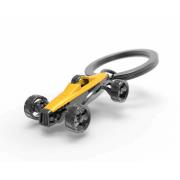 Opakowanie Brelok do kluczy 3D bolid wyścigowy żółty