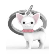 Opakowanie Brelok do kluczy 3D chihuahua biała