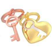 Opakowanie Brelok do kluczy 3D klucz i serce