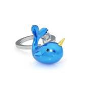 Opakowanie Brelok do kluczy 3D narwal niebieski