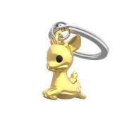 Opakowanie Brelok do kluczy 3D sarna złota