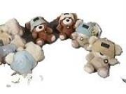 Opakowanie Brelok pluszowy miś w czapce MIX