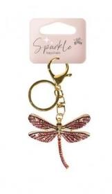 Opakowanie Brelok Sparkle - Ważka różowa
