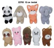 Opakowanie Brelok zwierzęta 12cm MIX