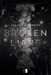 Broken Liars. Potępienie. Tom 1. Autor: Julia Zachmost. Dadada.pl Okładka książki Broken Liars. Potępienie. Tom 1
