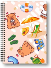 Opakowanie Brulion A5/80K kratka Kapibara plaża PENMATE