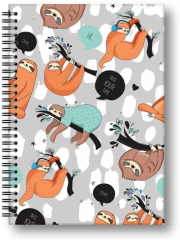 Opakowanie Brulion A5/80K kratka Leniwce PENMATE