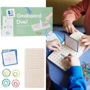 Opakowanie BS Toys, Gra edukacyjna Geoplan, wyścig na plansz