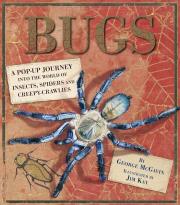 Bugs A Pop-up Journey into the World of Insects, Spiders and Creepy-crawlies wer. angielska. Autor: George McGavin. Dadada.pl Okładka książki Bugs A Pop-up Journey into the World of Insects, Spiders and Creepy-crawlies wer. angielska