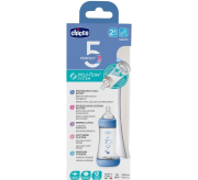 Butelka antykolkowa Perfect5 boy 240ml 2m+. Wydawca: Chicco. Dadada.pl Opakowanie Butelka antykolkowa Perfect5 boy 240ml 2m+