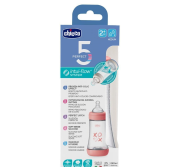 Butelka antykolkowa Perfect5 girl 240ml 2m+. Wydawca: Chicco. Dadada.pl Opakowanie Butelka antykolkowa Perfect5 girl 240ml 2m+