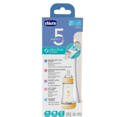 Butelka antykolkowa Perfect5 neutral 240ml 2m+. Wydawca: Chicco. Dadada.pl Opakowanie Butelka antykolkowa Perfect5 neutral 240ml 2m+