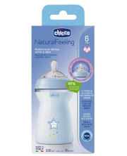 Butelka plastikowa NaturalFeeling nieb 330ml 6m+. Wydawca: Chicco. Dadada.pl Opakowanie Butelka plastikowa NaturalFeeling nieb 330ml 6m+