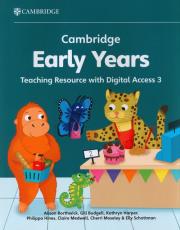 Okładka książki Cambridge Early Years Teaching Resource with Digital Access 3