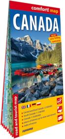 Opakowanie Canada laminowana mapa samochodowo-turystyczna 1:2 500 000 1:5 500 000 1:10 000 000