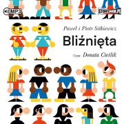 CD MP3 Bliźnięta. Autor: Sitkiewicz Piotr i Paweł. Dadada.pl Okładka książki CD MP3 Bliźnięta