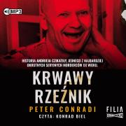 CD MP3 Krwawy rzeźnik. Autor: Conradi Peter. Dadada.pl Okładka książki CD MP3 Krwawy rzeźnik
