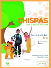 Chispas 2 ćwiczenia + online. Autor: Javier Fernandez Terraza, Vittoria Garofalo. Dadada.pl Okładka książki Chispas 2 ćwiczenia + online