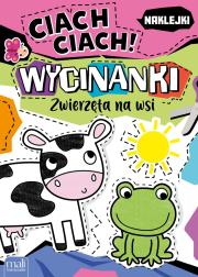 Okładka książki Ciach ciach! Wycinanki zwierzęta w zoo