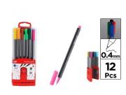 Opakowanie Cienkopis 0.4mm 12 kolorów