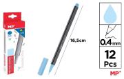 Opakowanie Cienkopis 0.4mm błękitny (12szt)