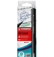 Opakowanie Cienkopis dr!ver M 4szt STABILO
