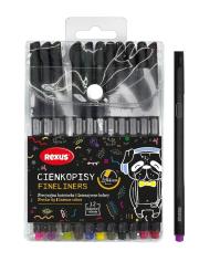 Opakowanie Cienkopisy 0,4mm 12 kolorów