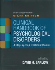 Clinical Handbook of Psychological Disorders, Sixth Edition. Wydawca: Guilford Press. Dadada.pl Opakowanie Clinical Handbook of Psychological Disorders, Sixth Edition
