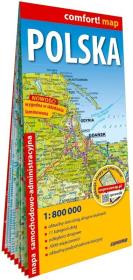 Okładka książki Comfort map Polska 1:800 000