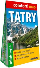 Okładka książki Comfort! map Tatry 1:80 000 + Zakopane plan miasta