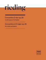 Okładka książki Concertino D-dur na skrzypce i fortepian op. 25