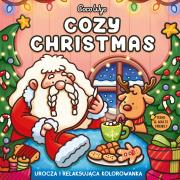 Cozy Christmas. Urocza i relaksująca kolorowanka. Autor: Coco Wyo. Dadada.pl Okładka książki Cozy Christmas. Urocza i relaksująca kolorowanka