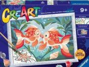 Opakowanie CreArt dla dzieci: Romantyczne rybki z brokatem