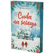 Cuda na śniegu (ilustrowane brzegi). Autor: Joanna Szarańska. Dadada.pl Okładka książki Cuda na śniegu (ilustrowane brzegi)