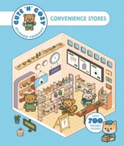 Okładka książki Cute 'n' Cozy Sticker Therapy. Convenience Stores