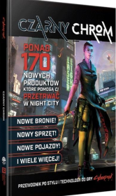 Opakowanie Cyberpunk RED: Czarny Chrom BLACK MONK