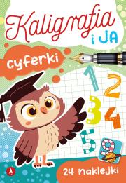 Cyferki. Kaligrafia i ja. Autor: Zofia Zabrzeska. Dadada.pl Okładka książki Cyferki. Kaligrafia i ja