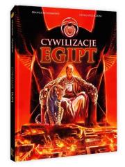 Cywilizacje Egipt. Autor: France Richemond, Pellegruni Giulia. Dadada.pl Okładka książki Cywilizacje Egipt