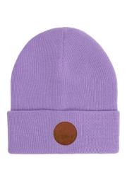 Opakowanie Czapka Beanie z bawełny organicznej liliowa