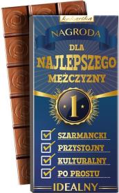 Opakowanie Czekolada CZK-334 Dla najlepszego mężczyzny