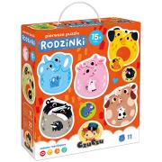 CzuCzu Pierwsze puzzle Rodzinki 15m+. Wydawca: Bright Junior Media. Dadada.pl Opakowanie CzuCzu Pierwsze puzzle Rodzinki 15m+