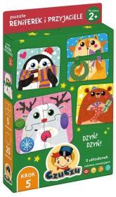 CzuCzu Puzzle Reniferek i przyjaciele dla dzieci. Wydawca: Bright Junior Media. Dadada.pl Opakowanie CzuCzu Puzzle Reniferek i przyjaciele dla dzieci