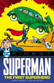 DC Finest: Superman: The First Superhero. Autor: Jisława Siegel. Dadada.pl Okładka książki DC Finest: Superman: The First Superhero
