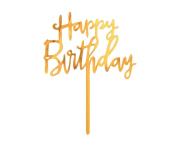 Opakowanie Dekoracja akrylowa B&C Happy Birthday 14x10cm