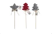 Opakowanie Dekoracja na piku, gwiazdka, choinka MIX