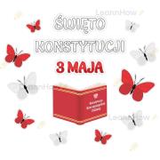 Opakowanie Dekoracja patriotyczna święto konstytucji 3 maja