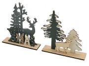 Opakowanie Dekoracja świąteczna drewniana MIX