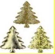 Opakowanie Dekoracje materiałowe choinki 32x32mm